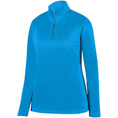 Ladies Wicking Fleece Pullover Power Blue Basketball Single Jersey & Shorts