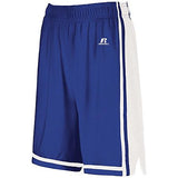 Ladies Legacy Basketball Shorts Royal/white Single Jersey &