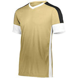 Camiseta de fútbol Wembley para jóvenes Vegas Gold / blanco / negro Single & Shorts