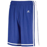 Youth Legacy Basketball Shorts Royal/white Single Jersey &