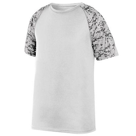 Youth Color Block Digi Camo Jersey Royal/royal Digi/silver Baseball