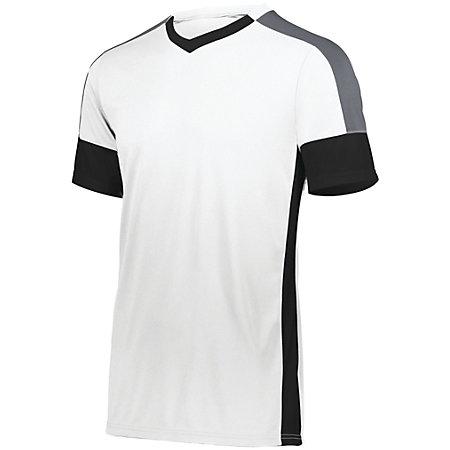 Camiseta de fútbol Wembley para jóvenes Blanco / negro / grafito Single & Shorts