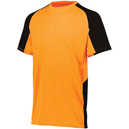 Camiseta de fútbol juvenil Cutter Jersey Power Orange / negro Single Soccer & Shorts