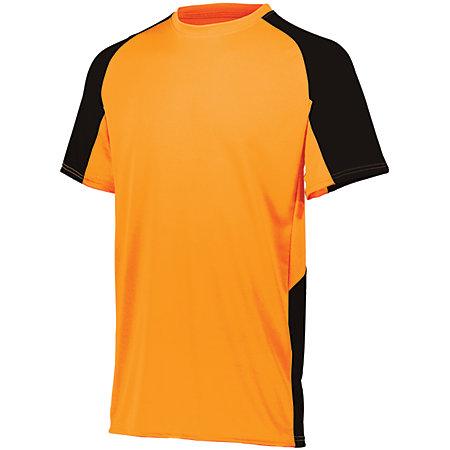 Youth Cutter Jersey Power Orange/black Single Soccer & Shorts