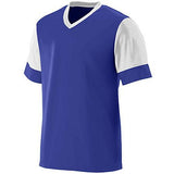 Youth Lightning Jersey Purple/white Single Soccer & Shorts