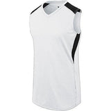 Ladies Dynamite Jersey White/black/white Softball