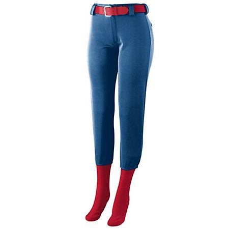 Girls Low Rise Homerun Pant Navy Softball