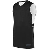 Alley-Oop Reversible Jersey Black/white Adult Basketball Single & Shorts