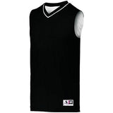 Reversible Two Color Jersey Black/white Adult Basketball Single & Shorts