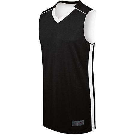 Adult Competition Reversible Jersey Black/white Basketball Single & Shorts