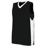 Ladies Block Out Jersey Black/white Softball