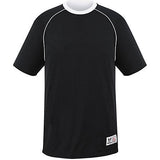Camiseta reversible de conversión para jóvenes negro / blanco Single Soccer & Shorts
