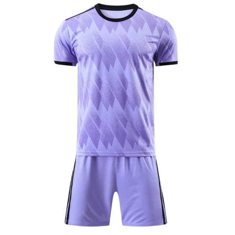 Galactico Purple Youth SS Soccer Uniform Kit