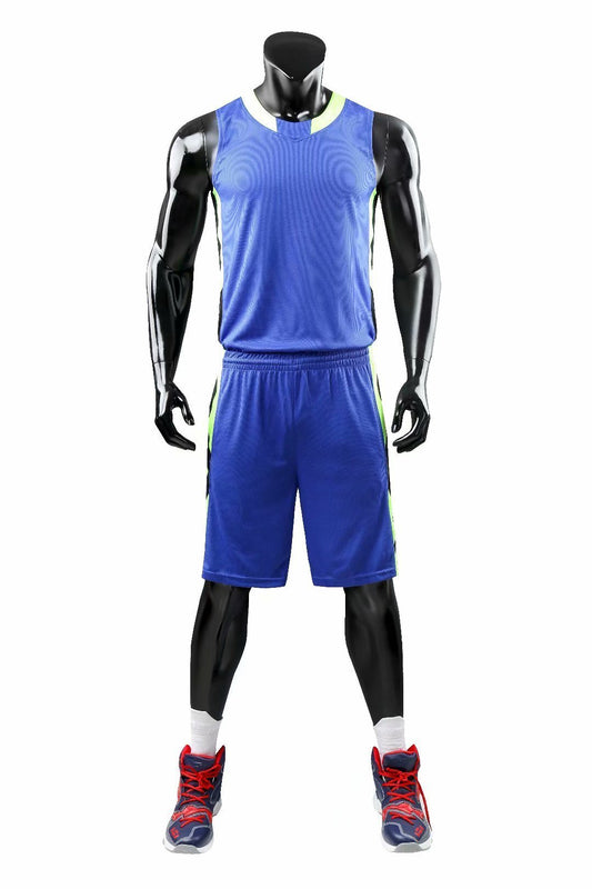 Alley Blue NS Customizable Basketball Jersey With Optional Shorts