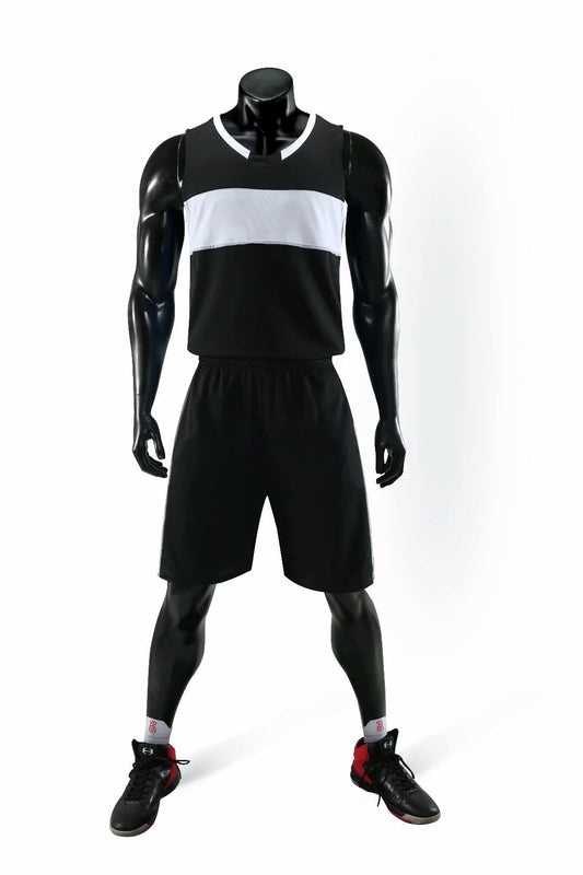 Equalizer Black NS Customizable Basketball Jersey With Optional Shorts