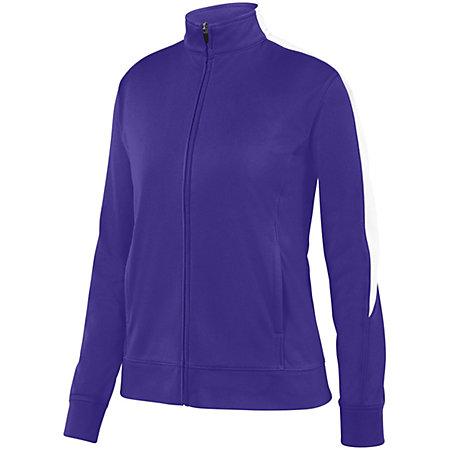 Ladies Medalist Jacket 2.0 Purple/white Basketball Single Jersey & Shorts