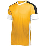 Camiseta de fútbol Wembley para jóvenes Atlético Dorado / blanco / negro Individual y pantalones cortos