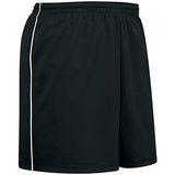 Pantalones cortos Horizon para jóvenes Camiseta de fútbol individual negra / blanca y