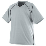 Camiseta de fútbol juvenil Striker Plateado / negro Single Soccer & Shorts