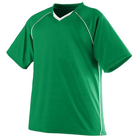 Camiseta juvenil Striker Kelly / blanco Single Soccer & Shorts