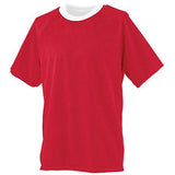 Reversible Practice Jersey Red/white Adult Single Soccer Jersey & Shorts