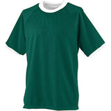 Reversible Practice Jersey Dark Green/white Adult Single Soccer Jersey & Shorts