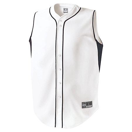 Fierce Jersey White/black Adult Baseball
