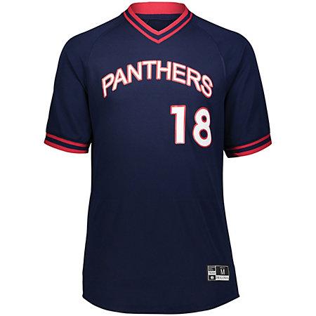 v neck baseball tee