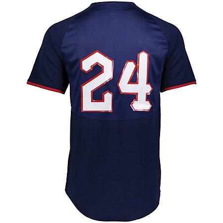 Custom Angels Full Button Baseball Jerseys