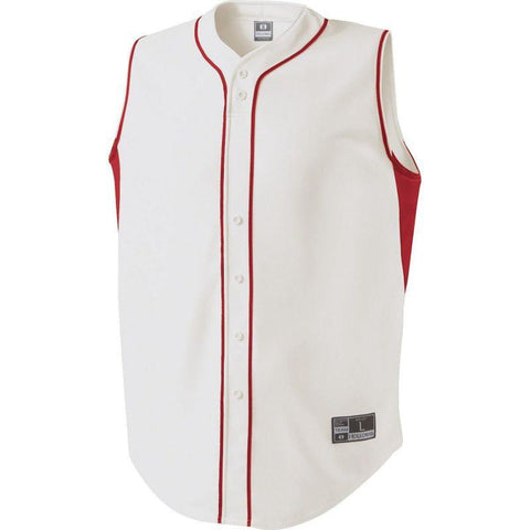 Youth Fierce Jersey White/scarlet Baseball