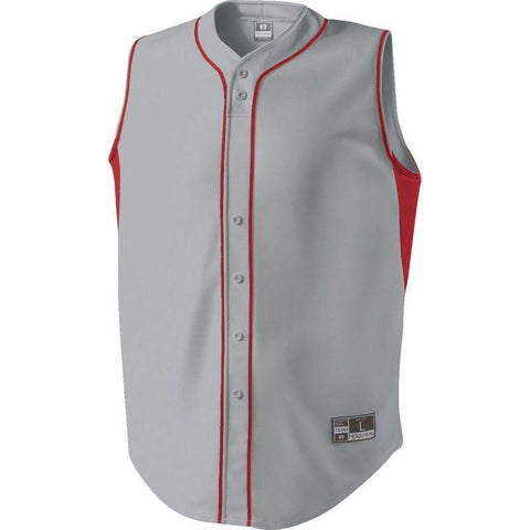 Youth Fierce Jersey Blue Grey/scarlet Baseball