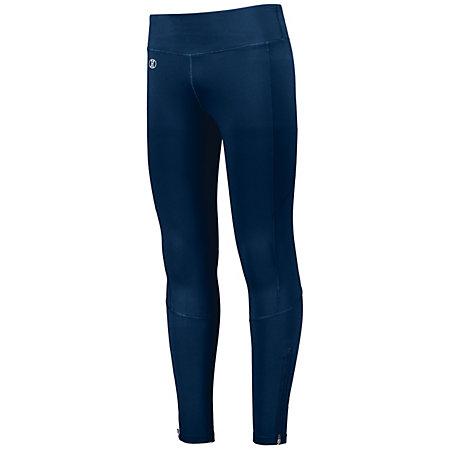 Señoras High Rise Tech Tight Navy Adult Volleyball