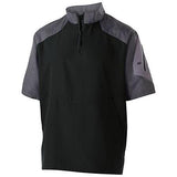 Raider Jersey de manga corta con estampado de carbono / negro Béisbol adulto