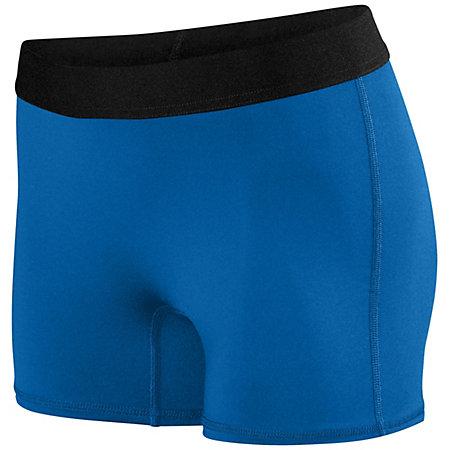 Ladies Hyperform Fitted Shorts Royal Adult Volleyball