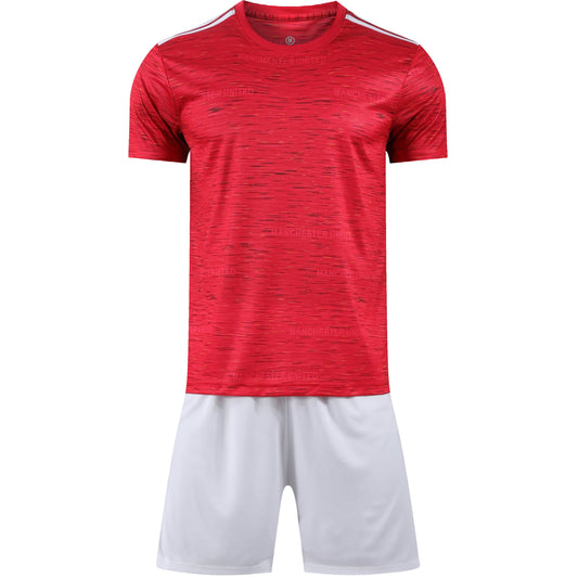 Old Trafford Red SB Youth Soccer Uniform Kit