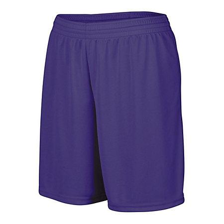 Girls Octane Shorts Purple Softball