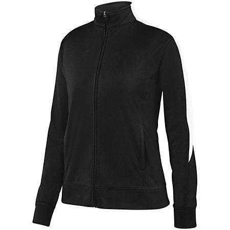 Ladies Medalist Jacket 2.0 Black/white Basketball Single Jersey & Shorts