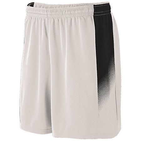 Youth Ionic Shorts White/black Single Soccer Jersey &