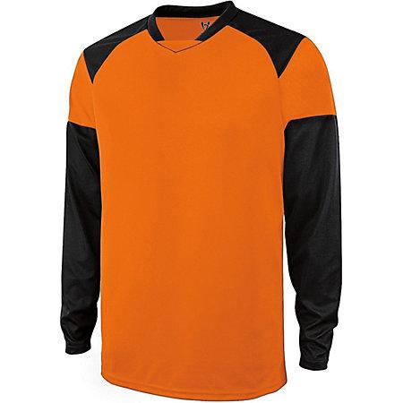 Youth Specter Soccer Jersey Orange/black Single & Shorts