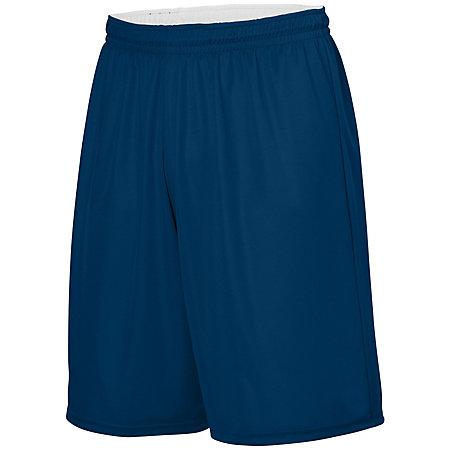 Reversible Wicking Short Navy/white Adult Basketball Single Jersey & Shorts