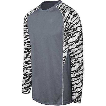 Youth Evolution Paint Long Sleeve Graphite/fragment Print/white Single Soccer Jersey & Shorts