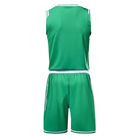 Boston Green NS Customizable Basketball Jersey With Optional Shorts