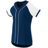 Ladies Winner Jersey Navy/white Softball