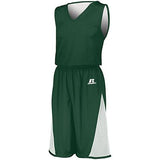 Undivided Single Ply Reversible Shorts Burnt Orange/white Adult Basketball Jersey &