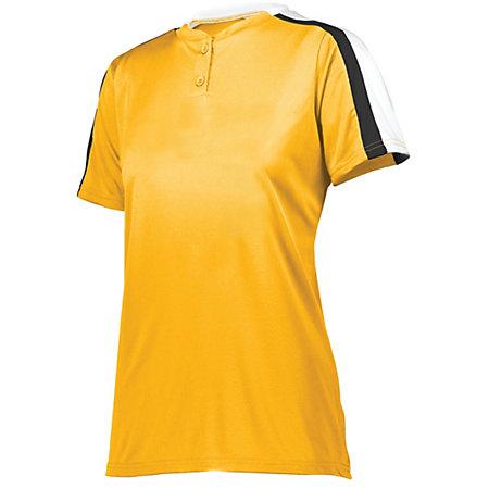 Ladies Power Plus 2.0 Gold/white/black Softball