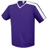 Youth Genesis Soccer Jersey Purple/white Single & Shorts
