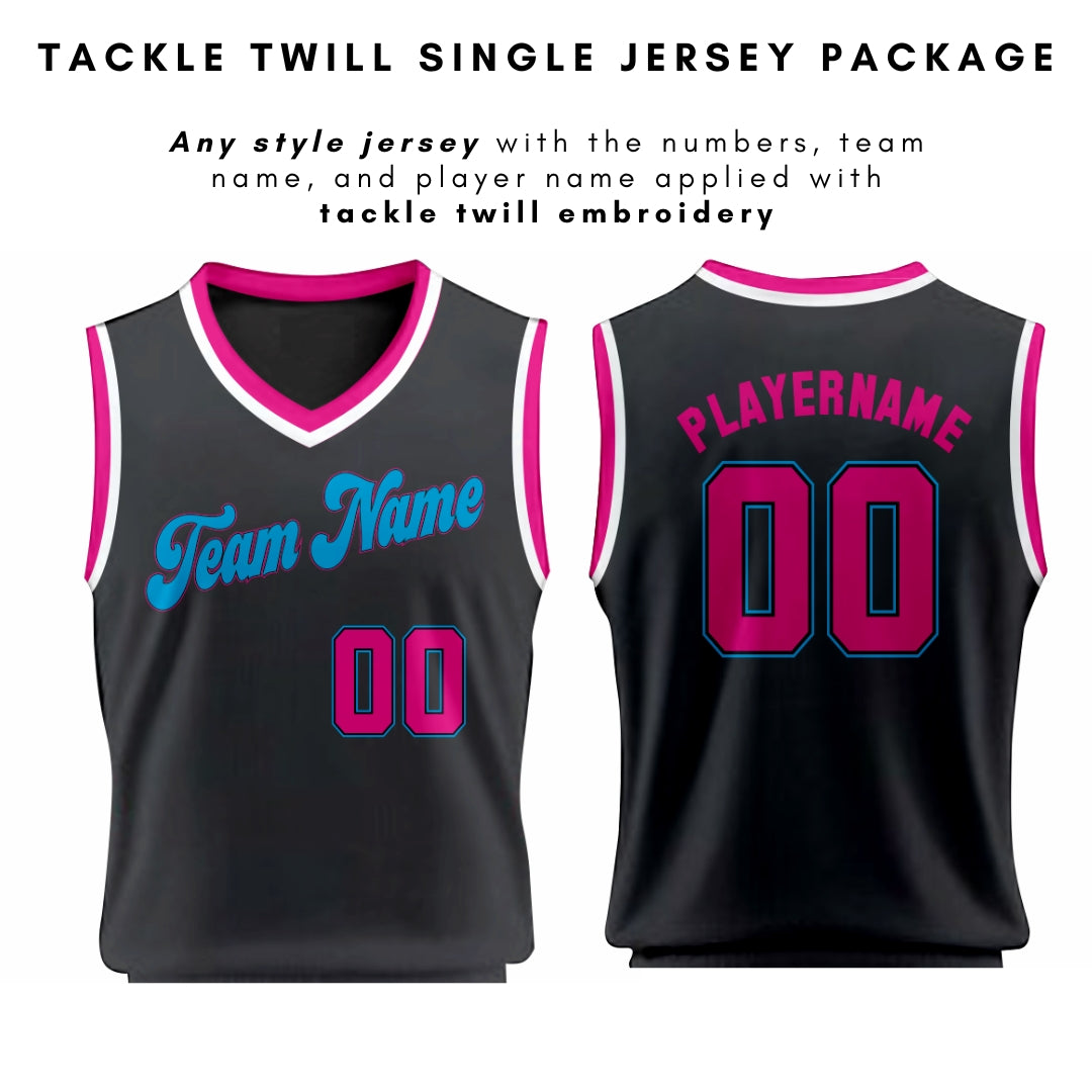 Tackle Twill Embroidery Single Jersey Package – Fc Sports