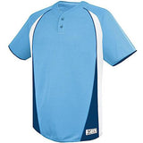 Ace Two-Button Jersey Columbia Blue/white/navy Adult Baseball