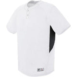 Bandit Two-Button Jersey White / black / white Béisbol para adultos