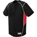 Bandit Two-Button Jersey Black/scarlet/white Adult Baseball